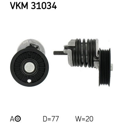 SKF Napinaci kladka, zebrovany klinovy remen VKM31034 – Hledejceny.cz