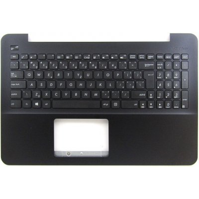 česká klávesnice Asus X555M X555L X555LA X555LD X555Y černá CZ - černá palmrest – Zboží Mobilmania