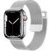 AW MILÁNSKÝ TAH pro Apple Watch - Magnetický - Stříbrný Šířka uchycení řemínku: 42/44/45/49mm Stříbrný IR-AWMTH039