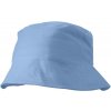 Klobouk Caprio bavlněný klobouk světlá modrá