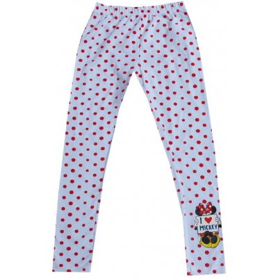Minnie Mouse legíny bílé s puntíky – Zboží Dáma