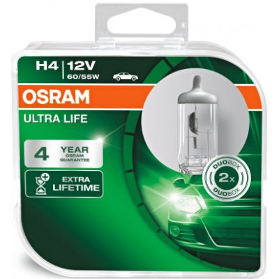 Osram Ultra Life 64193 ULT-HCB H4 P43t 12V 60/55W 2 ks – Sleviste.cz