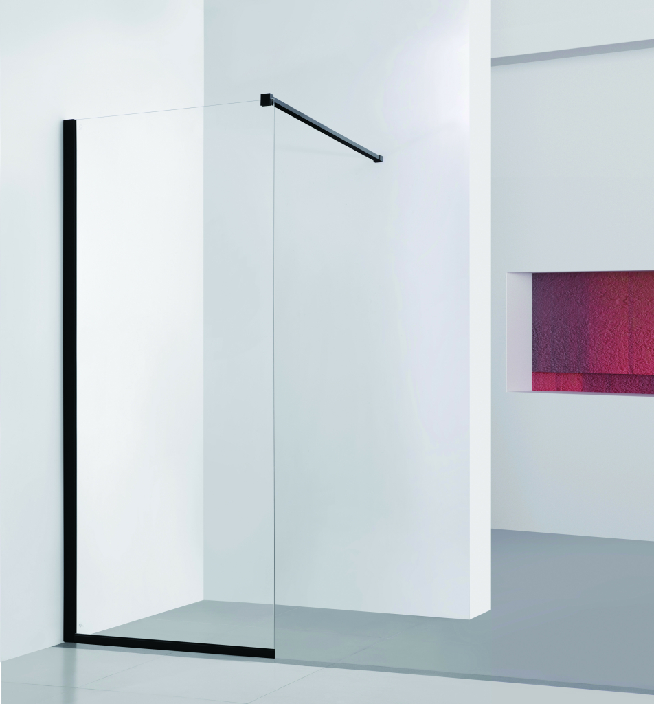 Hopa LAGOS BLACK 90 x 195 cm BCLAGO90BC sprchová zástěna Walk-in