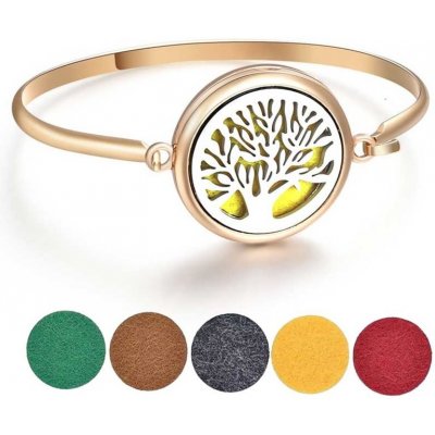 Impress Jewelry ocelový Strom života v pěti barvách Gold Typ A 200518152344