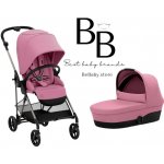 Cybex MELIO Dvojkombinace + korba Magnolia Pink 2022 – Zboží Dáma