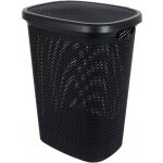 EXCELLENT s víkem plast 60 l černá KO-027100100 – Zboží Mobilmania