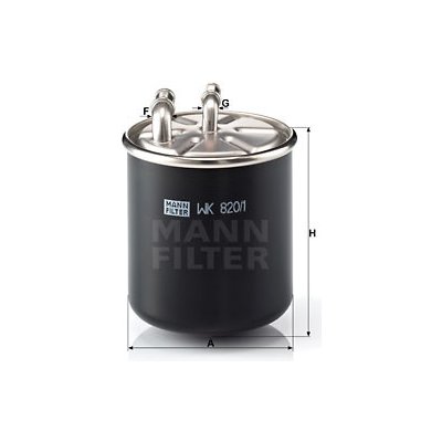 WK 820/1 MANN-FILTER Palivový filtr | Zboží Auto