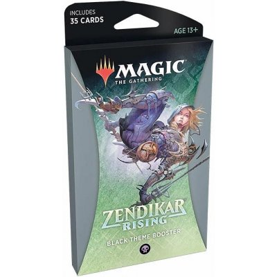 Wizards of the Coast Magic The Gathering Zendikar Rising Theme Booster Black – Hledejceny.cz