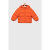 Dětská bunda Tommy Hilfiger dětská oboustranná péřová bunda oranžová