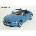 Welly BMW Z4 model modrý 1:24 – Zboží Dáma