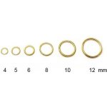Spojovací kroužek, zlatý, 4 mm – Hledejceny.cz