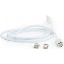 usb kabel Gembird CC-USB2-AMLM31-1M USB/Lightning, Micro USB, USB C, 1m