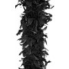 Karnevalový kostým Péřové boa 180 cm černé