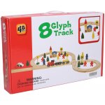 Wiky Vlaková dráha set dřevo 48 ks – Zboží Dáma