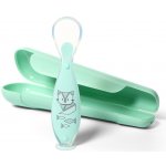 Lžička s přísavkou široká BabyOno Mint 2019 – Hledejceny.cz