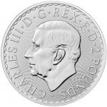 Stříbrná investiční mince Britannia | Charles III | 2023 1 Oz