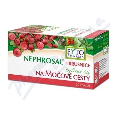 Fytopharma Nephrosal brusinky bylinný čaj 20 x 1,5 g