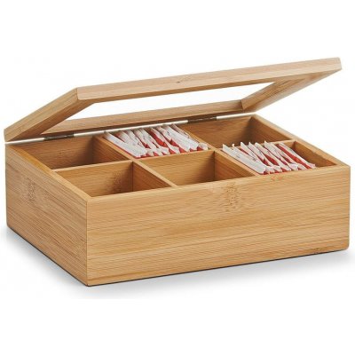 Zeller Bambusová krabička na čaj 6 přihrádek – Sleviste.cz