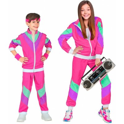 retro šusťáková souprava 80's růžová – Sleviste.cz