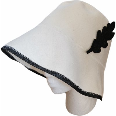 Beluto Klobouk bílý s listem – Zboží Dáma