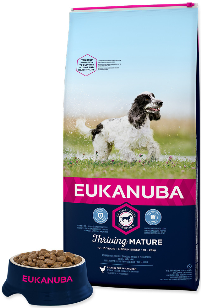 Eukanuba Dog Senior Medium Chicken 15 kg