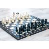 Šachy Dřevěné šachy královské černé