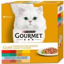 Krmivo pro kočky Gourmet Gold Double Pleasure 8 x 85 g