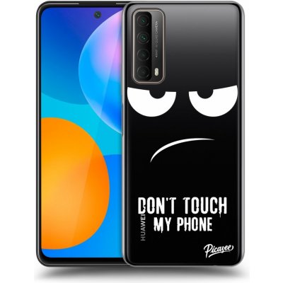 Pouzdro Picasee silikonové Huawei P Smart 2021 - Don't Touch My Phone čiré – Zboží Mobilmania