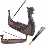 Stojan na vonné tyčinky Drakkar Loď Vikingů Dragon Boat Dračí Loď – Sleviste.cz