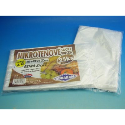 Sáček mikroten 25x45cm pro domácnost 0,015 25 ks 6125 – Zboží Mobilmania