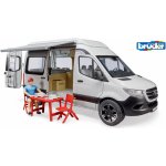 Bruder 2672 MB Sprinter Kemping s řidičem a příslušenstvím – Zboží Mobilmania