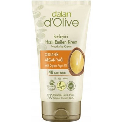 Dalan d’Olive krém na ruce a tělo s arganovým olejem pro normální a suchou pokožku 60 ml – Zboží Mobilmania