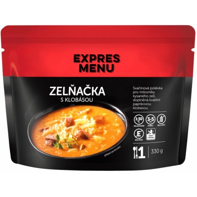 EXPRES MENU zelňačka s klobásou 330 g – Zbozi.Blesk.cz