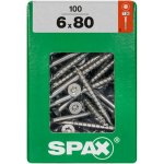 Spax Uni vrut zápust.hlava T-Star+ T30 4CUT část.závit Wirox 6 x 80 mm 100 ks – Hledejceny.cz
