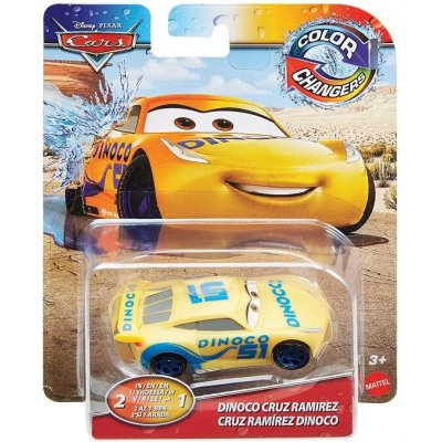 Mattel Cars autíčko měnící barvu Dinoco Cruz Ramirezová