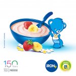 Nestlé Mléčná kaše rýžovo kukuřičná Jahoda Banán 300 g – Zboží Dáma