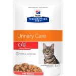 Hill's Prescription Diet C/D Urinary Stress Salmon 12 x 85 g – Hledejceny.cz