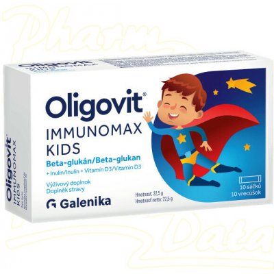 Galenika Oligovit Immunomax Kids 10 x 2,25 g – Hledejceny.cz