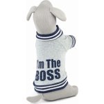 Vsepropejska Boss mikina pro psa s úplety – Sleviste.cz