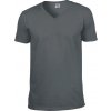 Pánské Tričko Gildan Lehké tričko pod košili do véčka šedá uhlová
