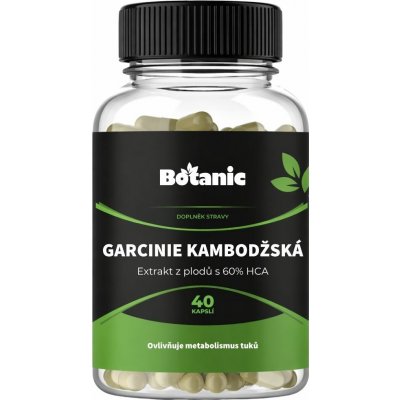 Botanic Garcinie kambodžská Extrakt z plodů s 60% HCA 40 kapslí – Hledejceny.cz