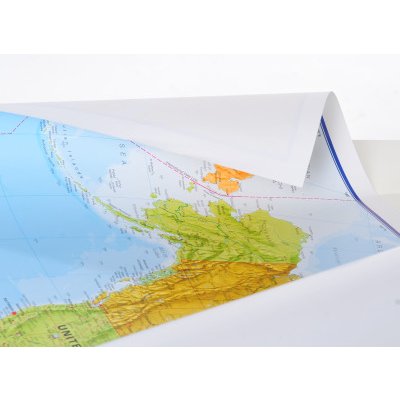 Future Map Company Svět - nástěnná mapa Future Coral 2 101 x 58 cm Varianta: bez rámu v tubusu, Provedení: papírová mapa