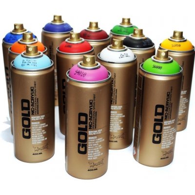 Montana Gold akrylový sprej 400 ml S 9000 Shock black – Zboží Dáma Montana Gold akrylový sprej 400 ml S 9000 Shock black – Zboží Dáma