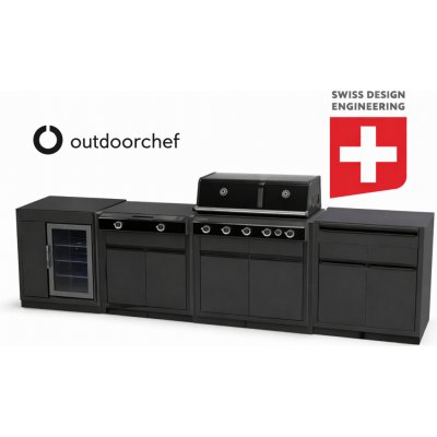 Outdoorchef Venkovní modulární kuchyň SET 1 HEAT X-515/245 30MB GRANIT (OCSET1X515) – Hledejceny.cz