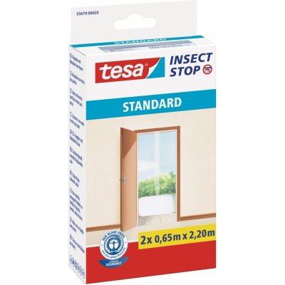 Tesa Insect Stop síť proti hmyzu Standard do dveří, bílá 2 x 0,65 x 2,20 m – Hledejceny.cz