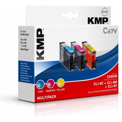 KMP Canon CLI-8CMY - kompatibilní – Hledejceny.cz