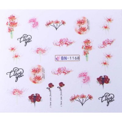 Allepaznokcie Nailart Vodonálepky květů BN-1168 – Hledejceny.cz