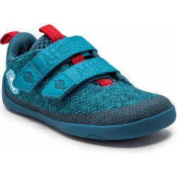 Affenzahn Lowcut Knit Shark Blue Red