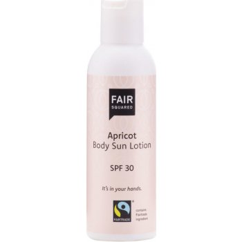 Fair Squared mléko na opalování SPF30 meruňka 150 ml