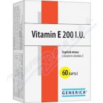 Generica Vitamin E 200 I.U. 60 kapslí – Hledejceny.cz
